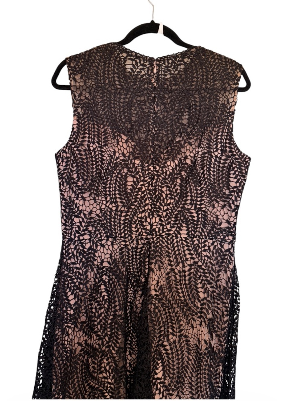 Dress The Population Shane Black Lace Illusion Cocktail Dress - Picture 5 of 5